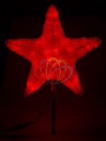 светодиодная фигура звезда красная в Вологде
