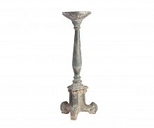 подсвечник фигурный голубой состаренный на 1 свечу antique blue finish, 61 см в Вологде