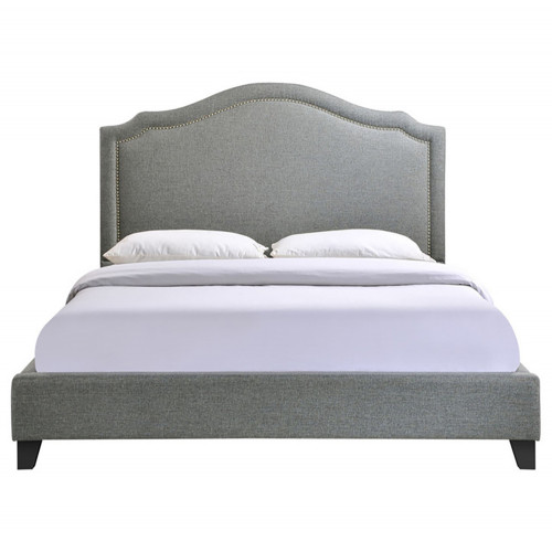 кровать двуспальная 180х200 серая cassis upholstered в Вологде
