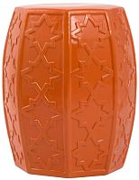 керамический столик-табурет garden stool оранжевый в Вологде
