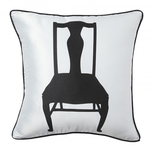 подушка с изображением стула chair white в Вологде
