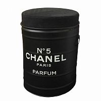 декоративная бочка-пуф chanel №5 black m в Вологде