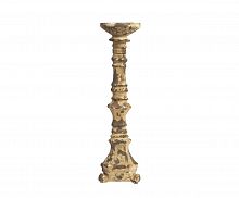 подсвечник фигурный бежевый состаренный на 1 свечу antique blue, 35 см в Вологде
