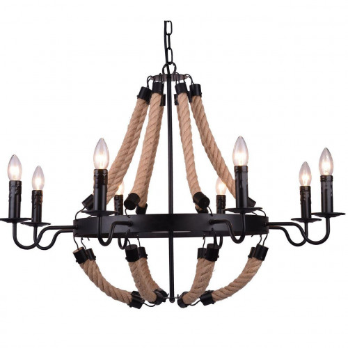 подвесная люстра arte lamp marsiglia a8956lm-8bk в Вологде