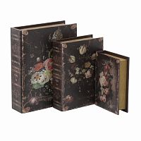 шкатулки-книги, набор 3 шт. мультиколор в Вологде