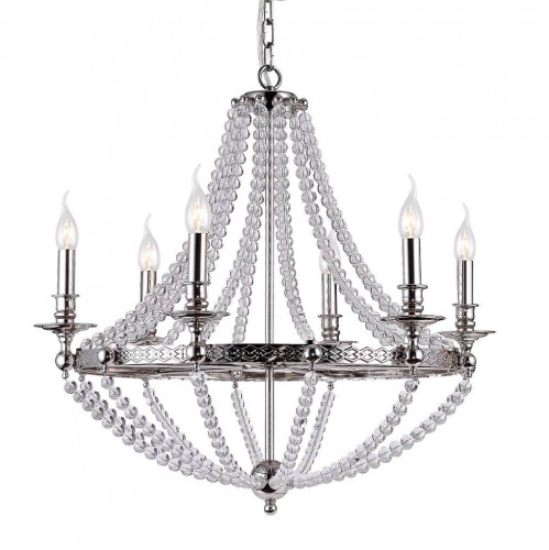 подвесная люстра crystal lux perugia sp6 хром в Вологде