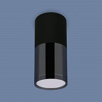 потолочный светодиодный светильник elektrostandard dlr028 6w 4200k черный матовый 4690389121999 в Вологде