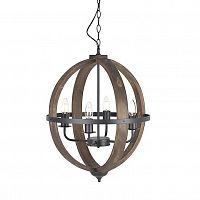 люстра на 4 рожка коричневого цвета в Вологде