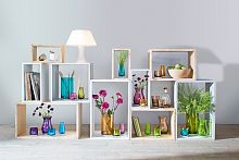 ваза цилиндрическая flower colour 25 см зелёная в Вологде