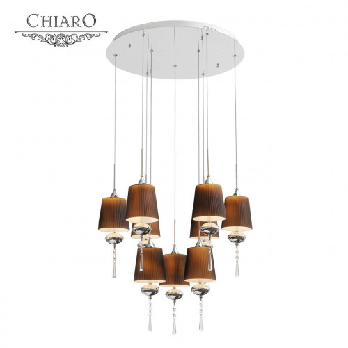 люстра дизайнерская sort коричневая, хром в Вологде