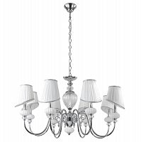 подвесная люстра crystal lux alma white sp-pl8 в Вологде