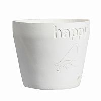 цветочный горшок happy белый в Вологде