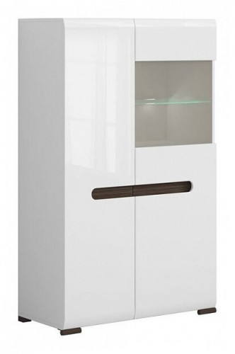 шкаф-витрина для посуды black red white ацтека reg1w1d/14/9 в Вологде