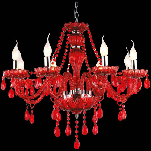 подвесная люстра arte lamp teatro a3964lm-8rd в Вологде