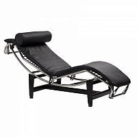 шезлонг chaise longue lc4 черный в Вологде
