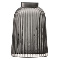 ваза pleat, 20 см, серая в Вологде