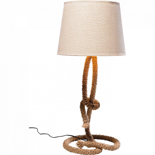 лампа настольная rope бежевая в Вологде