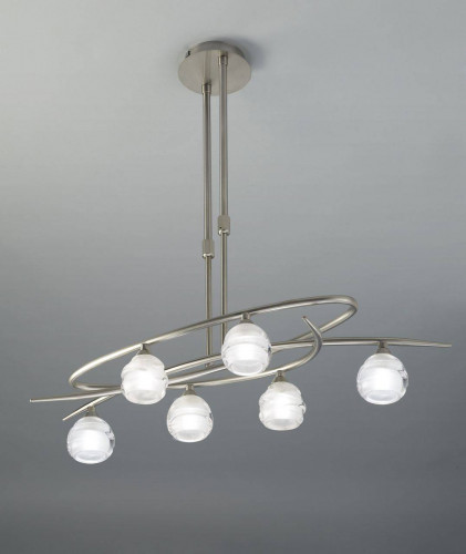 подвесная люстра mantra loop satin nickel 1811 в Вологде