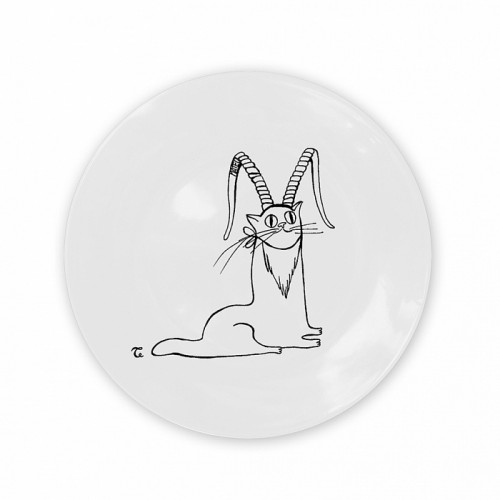тарелка кот-козерог в Вологде