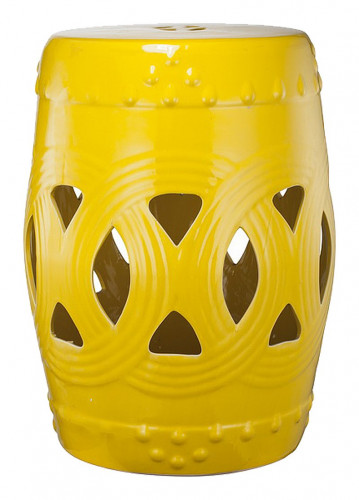 керамический столик-табурет fence stool yellow в Вологде