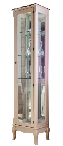витрина mobilier de maison узкая высокая бежевая в Вологде