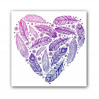 постер heart а3 (фиолетовый) в Вологде