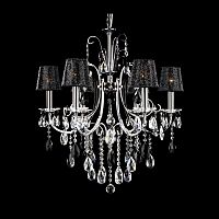 люстра md92721-6a от illuminati прозрачная/черная/ хром в Вологде