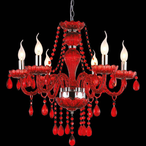подвесная люстра arte lamp teatro a3964lm-6rd в Вологде