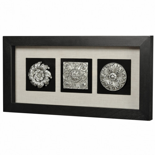 панно "вертикальный декор 1 (черная рама)" в Вологде