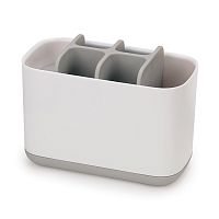органайзер для зубных щеток easystore большой белый-серый в Вологде