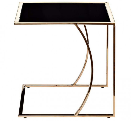 стол журнальный gold чёрный, золотой в Вологде