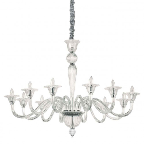 подвесная люстра ideal lux brigitta sp12 trasparente в Вологде