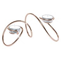подсвечник медный для чайных свечей t-loop, 19,5 см в Вологде