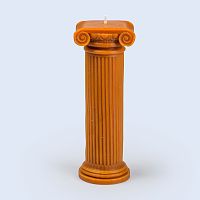 свеча высокая оранжевая hestia column в Вологде