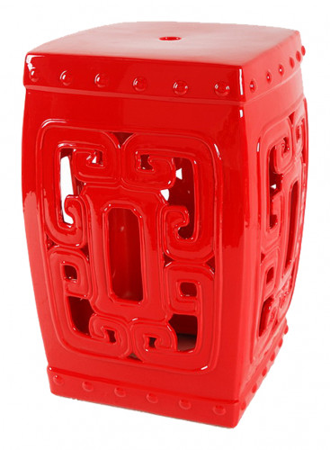керамический столик-табурет oriental stool red в Вологде