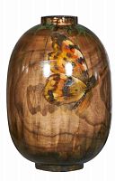 ваза настольная fresco brown butterfly в Вологде