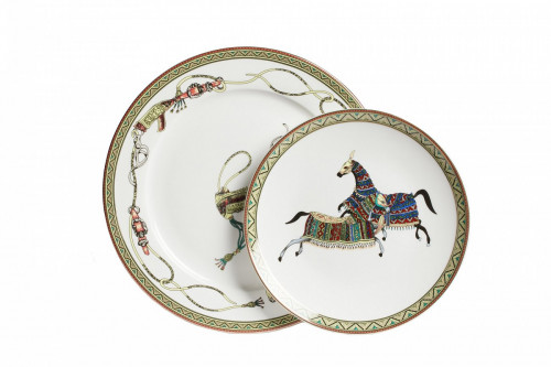 комплект тарелок antique (светлая) в Вологде