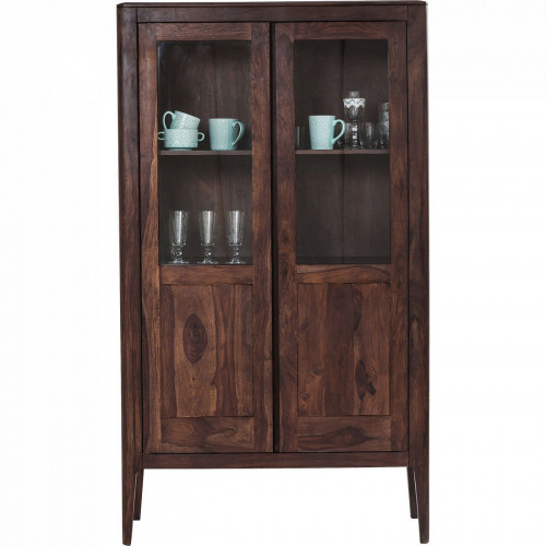шкаф-витрина brooklyn walnut коричневый 100x40 в Вологде