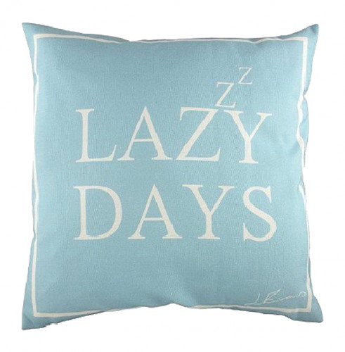 подушка с надписью lazy days в Вологде