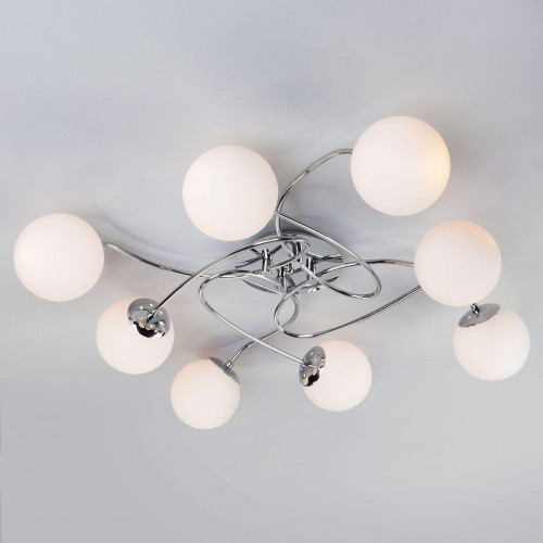 потолочная люстра eurosvet lola 30129/8 хром в Вологде