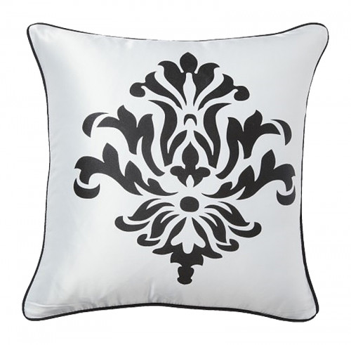 подушка с геральдическими лилиями fleur de lys ii white в Вологде