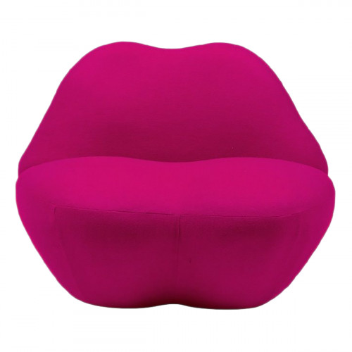 кресло губы heller kiss малиновый кашемир в Вологде