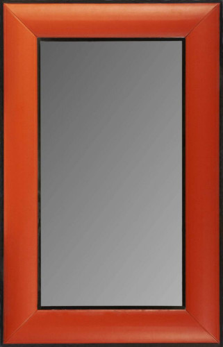 красное зеркало настенное прямоугольное luxury & nobility red big в Вологде