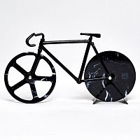 нож для пиццы из нержавеющей стали the fixie, черный мрамор в Вологде
