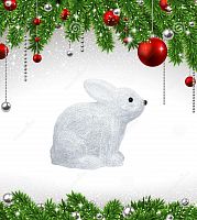 фигурка светодиодная «кролик» 24x27см (09561) uld-m2724-032/sta в Вологде