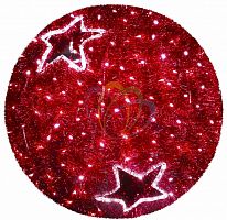 фигура led шар 120 см, красный в Вологде