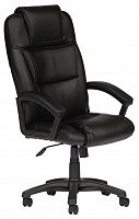 компьютерное кресло tetchair бергамо (крестовина пластик, обивка кож/зам) для руководителя в Вологде