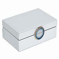 шкатулка для украшений белая 20x7,5x14 см в Вологде