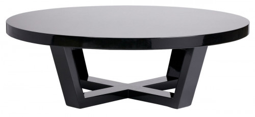 стол журнальный hamilton black varnish чёрный в Вологде