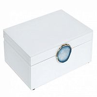 шкатулка для украшений белая 28x10x20 см в Вологде